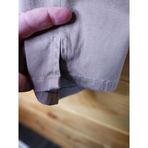 Bill Blass Jeans Capri Stretch With Front Pockets Size 12 Khaki - Picture 3 of 9